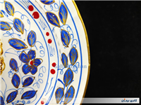 دیوارکوب قلم آبی جدید نقاشی کار دست 18CM 