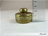 1 عدد وزنه قدیمی برنجی مهردار 100 گرمی 