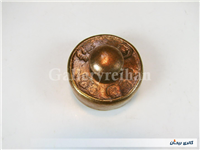 1 عدد وزنه قدیمی برنجی غرق مهر 75 گرمی 