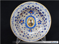 دیوارکوب قلم آبی جدید نقاشی کار دست 23CM