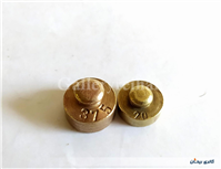 2 عدد وزنه قدیمی برنجی20 و 37.5 گرمی 