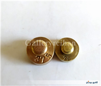 2 عدد وزنه قدیمی برنجی20 و 37.5 گرمی 