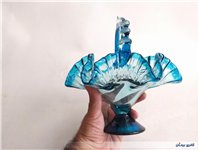 آجیل خوری شیشه ای دست ساز قدیمی