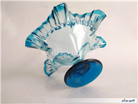 آجیل خوری شیشه ای دست ساز قدیمی