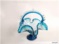 آجیل خوری شیشه ای دست ساز قدیمی