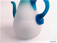 قوری دکوری شیشه ای کاملا دست ساز قدیمی