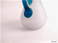 قوری دکوری شیشه ای کاملا دست ساز قدیمی