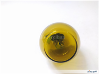 سیب زرد شیشه ای دستساز قدیمی مناسب دکور 