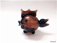 ماهی کمیاب دستساز بسیار زیبا و زرشکی رنگ