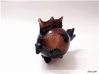 ماهی کمیاب دستساز بسیار زیبا و زرشکی رنگ