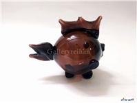 ماهی کمیاب دستساز بسیار زیبا و زرشکی رنگ