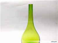 سالونگ یا بطری دوپوست بزرگ دستساز شیشه ای