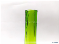 سالونگ یا بطری دوپوست بزرگ دستساز شیشه ای