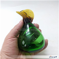 گلابی شیشه ای دست ساز قدیمی خوشرنگ 