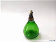 گلابی شیشه ای دست ساز قدیمی خوشرنگ 