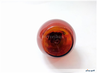 سیب قرمز شیشه ای دستساز قدیمی دکوری