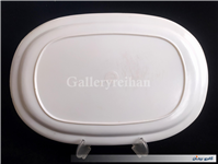 دیس بزرگ قدیمی ملامین طرح گل و مرغ