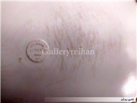 دیس بزرگ قدیمی ملامین طرح گل و مرغ