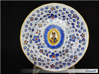 دیوارکوب قلم آبی جدید نقاشی کار دست 25CM 