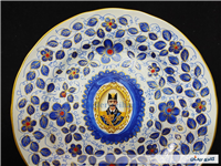 دیوارکوب قلم آبی جدید نقاشی کار دست 25CM 