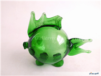 ماهی کمیاب دستساز بسیار زیبا و سبز رنگ 