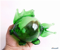 ماهی کمیاب دستساز بسیار زیبا و سبز رنگ 