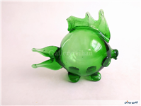 ماهی کمیاب دستساز بسیار زیبا و سبز رنگ 