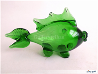 ماهی کمیاب دستساز بسیار زیبا و سبز رنگ 