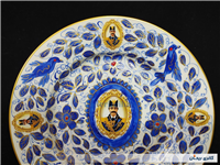 دیوارکوب قلم آبی جدید نقاشی کار دست 26CM