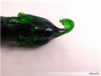 بادمجان شیشه ای دست ساز قدیمی کمیاب 