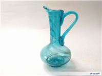 ظرف آبلیموخوری دست ساز شیشه ای آبی 