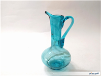 ظرف آبلیموخوری دست ساز شیشه ای آبی 