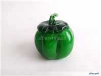 فلفل دلمه شیشه ای دست ساز قدیمی کمیاب 