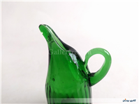 آبلیموخوری کاملا دستساز شیشه ای سبز رنگ 