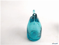 آبلیموخوری کاملا دستساز شیشه ای آبی رنگ 