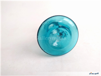 پارچ مینیاتوری و کوچک دستساز شیشه ای آبی 