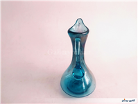 پارچ مینیاتوری و کوچک دستساز شیشه ای آبی 
