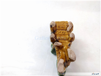 مجسمه سرامیکی گاری قدیمی کوچک 