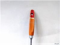 کفگیر قدیمی دسته چوبی ساخت انگلستان 