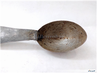 ملاقه دوغ خوری مسی چکشی قدیمی دستساز 