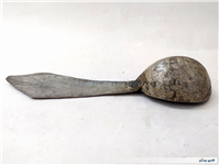 ملاقه دوغ خوری مسی چکشی قدیمی دستساز 