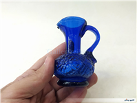 پارچ کوچک مینیاتوری لاجوردی قدیمی 