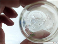 5 استکان قدیمی کمرباریک ایرانی گلدار 