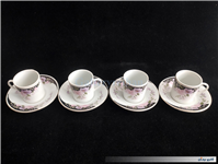 4عدد فنجان نعلبکی قهوه خوری قدیمی 