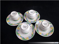 4عدد فنجان نعلبکی قهوه خوری قدیمی 