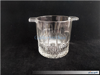 یخدان کریستال فرانسه حک شده در زیر ظرف 