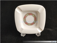 زیرسیگاری ملامین قدیمی طرح گل 