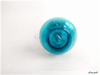 گلدان دست ساز قدیمی زیبا آبی رنگ 