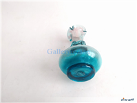 گلدان دست ساز قدیمی زیبا آبی رنگ 