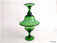 جفت جام قدیمی دست ساز سبز